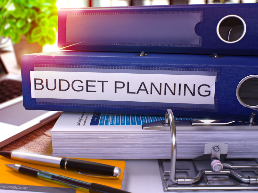 School administrator planning a technology budget